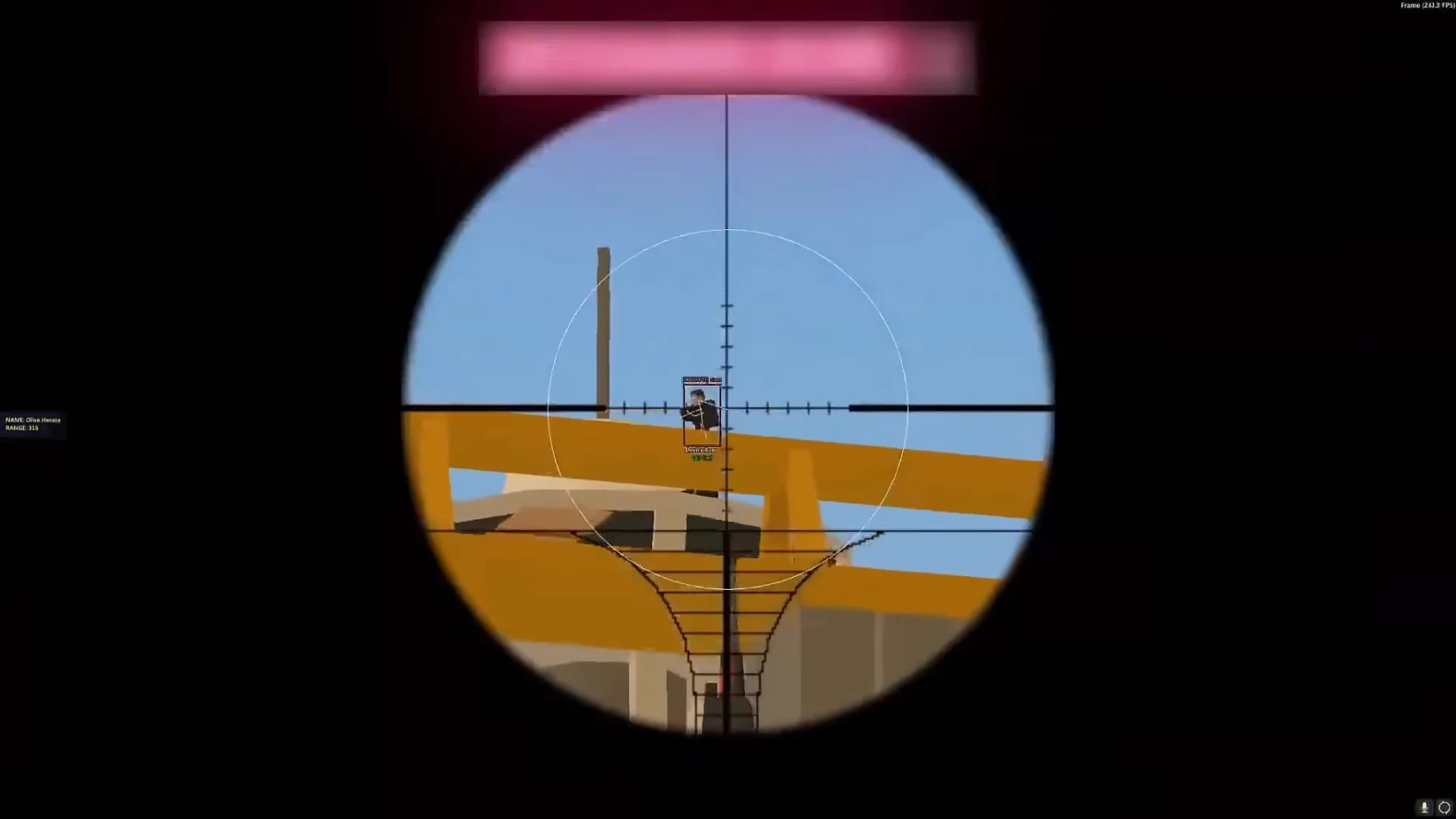 Unturned wallhack with skeleton ESP and range readout